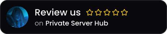 Example badge: Review us on Private Server Hub